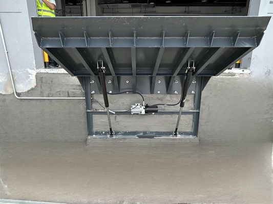 خاکستری برقی لبه هیدرولیک Dock eod leveler از صفحه فولادی خوب